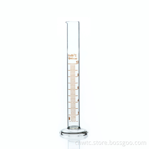 Lab Glassware: 250ml, 500ml, and 1000ml Graduated Borosilicate Glass Measuring Cylinders for Scientific Applications